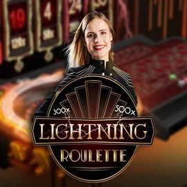 Lightning Roulette by Evolution, showcased at wildrobins-hu.com – game logo