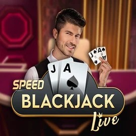 Official Live Casino logo: Speed Blackjack by Pragmatic Play at Wild Robin Casino